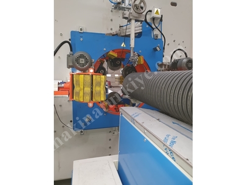 Machine à ouverture de fente et de filtre pour tuyau de drainage Ø500