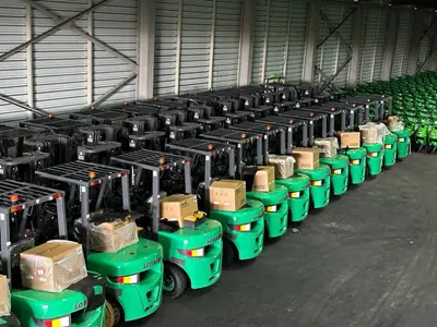 2 Ton (4500-4800 Mm Tripleks) Electric Battery Forklift