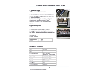 A4-Papierherstellungslinie A4-Format Papier-Schneide- und Verpackungsmaschine - 4