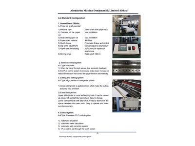 A4-Papierherstellungslinie A4-Format Papier-Schneide- und Verpackungsmaschine - 3