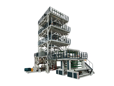 1100 mm Üst Düzey Blown Plastik Film Üretim Makinası - 0