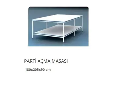 Складной стол 180x205x90 см