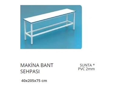 40x205x75 cm Makina Bant Sehpası - 0