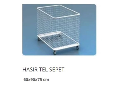 60x90x75 cm Hasır Tel Sepet - 0