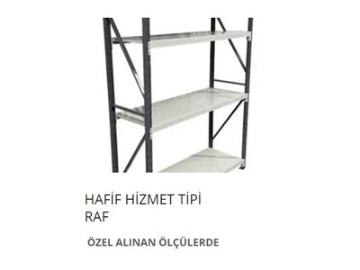 Hafif Hizmet Tipi Konfeksiyon Rafı - 0