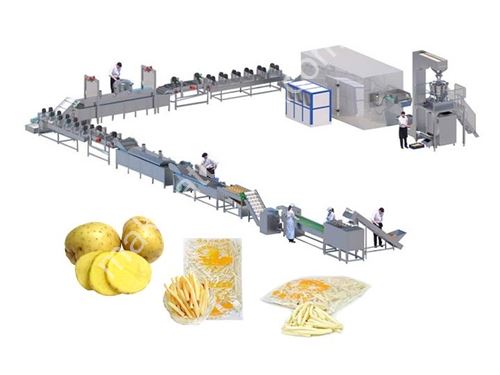 2 Ton / Hour Frozen Potato Production Line