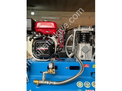 Итальянский портативный компрессор с газ-головкой объемом 300 л с котловиной (№ 4900)