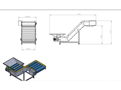 1500 Kg /Saat Gıda Elevatörü - 3