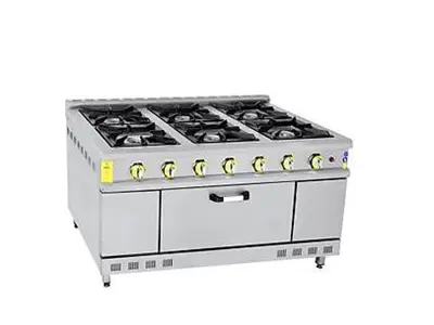 150X100x85 Cm 6-Litre Natural Gas Kitchen Range