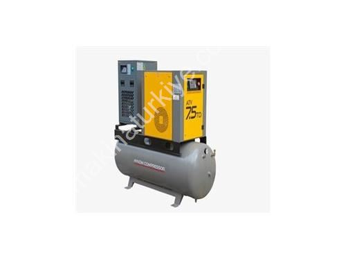 530 Lt (15 Hp/11 kW) Screw Air Compressor with Dryer