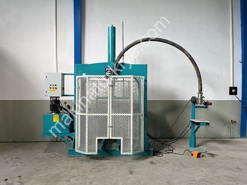 Hydraulic boiler drain press