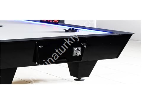 Black Design Electronic Air Hockey Table