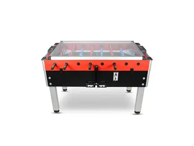 Electronic Commercial Foosball Table with Tokens