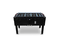Table de baby-foot électronique design T noire en fer - 0
