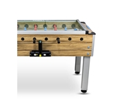 T Iron Glass Wooden Colorless Home/Office Type Foosball Table - 3