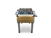 T Iron Glass Wooden Colorless Home/Office Type Foosball Table - 2