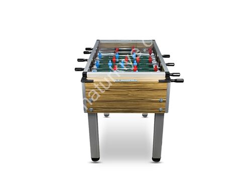 T Iron Glass Wooden Colorless Home/Office Type Foosball Table