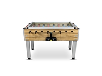 T Iron Glass Wooden Colorless Home/Office Type Foosball Table - 0