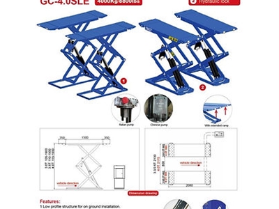 4 Ton Resepsiyon Çift Makaslı Oto Lift - 0