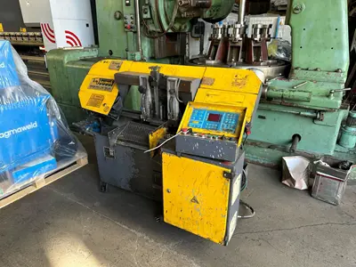 Plc Controlled Full Automatic Band Saw Bench