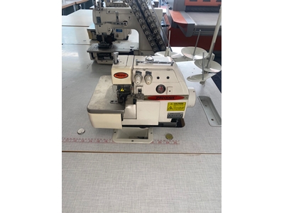 Head Motorized 4 Thread Pocket Hem Overlock Machine - 4