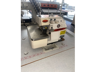 Head Motorized 4 Thread Pocket Hem Overlock Machine - 2