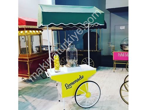 Cold and Hot Lemonade Beverage Service Carts