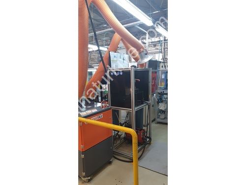 4300 m3/H Dual Arm Dust And Welding Fume Extraction Machine