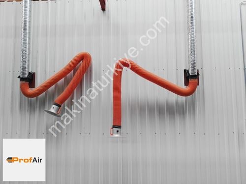 Bras et support de montage de filtration de poussières et de fumées Ø160mm 3 mètres Acrobat