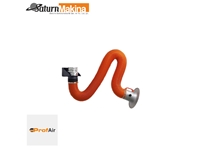 Ø160mm 2 Meter Acrobat Arm and Assembly Bracket Laser Cut Smoke Extractor Arm - 0