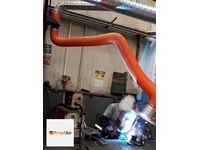 Ø160mm 3 Meter Acrobat Arm and Assembly Bracket Welding Fume Extractor Arm - 4