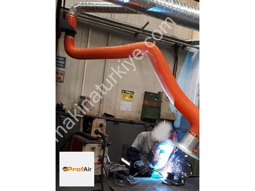 Ø160mm 3 Meter Acrobat Arm and Assembly Bracket Welding Fume Extractor Arm