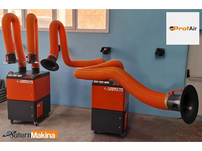 4300 m3 / Saat Çift Kollu Toz ve Kaynak Dumanı Emme Makinası - 8