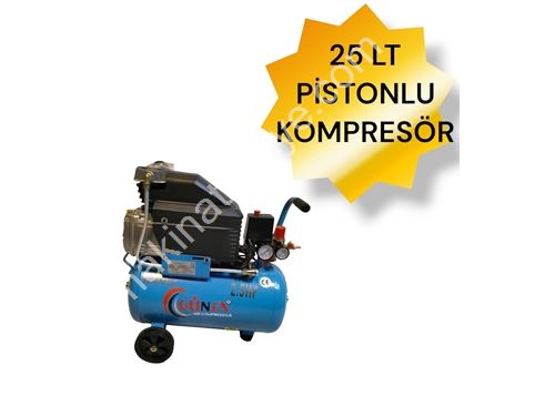 25 Litre Pistonlu Hava Kompresörü