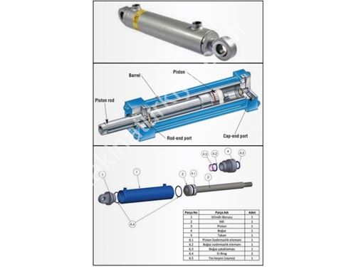 Double-acting Hydraulic Cylinder
