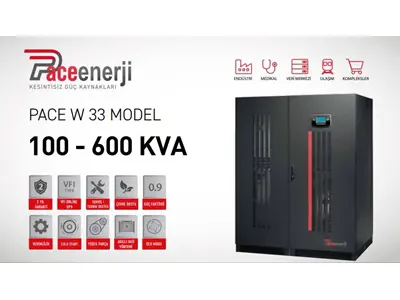100 kVA (90000 W) Online UPS Güç Kaynağı