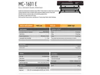 Mc 1601-E Eko Solvent Baskı Makinası