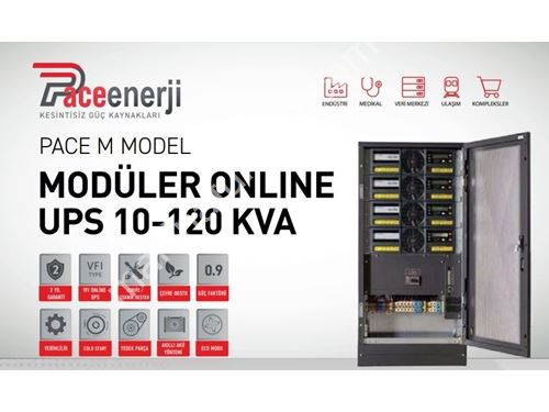10 kVA (10000 W) Modüler Online UPS Güç Kaynağı