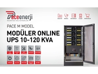40 kVA (40000 W) Modüler Online UPS Güç Kaynağı - 1