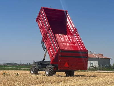 Прицеп с четырьмя колесами с амортизатором - 8