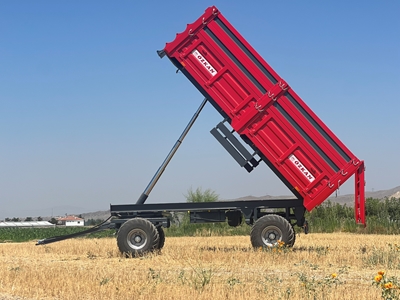 Прицеп с четырьмя колесами с амортизатором - 0