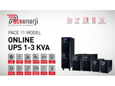 2 kVA (1800 W) Online UPS Güç Kaynağı - 1