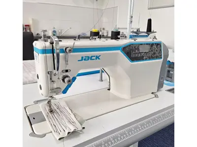 Jack A4F-DD Flachbett-Nähmaschine mit Kurzschneider