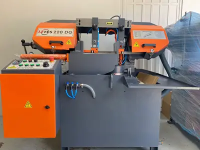 220 Kdg - 220Ø Rotating Hub Inclined Semi-Automatic Strip Saw Machine
