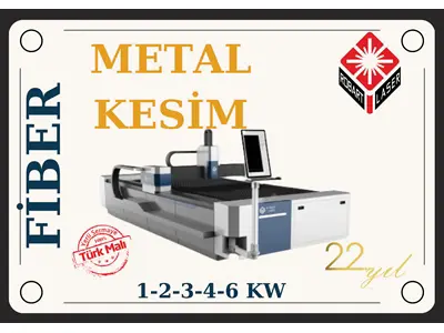 1 Kw Fiber Metal Kesim Lazeri 