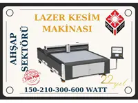 600 Wat 2100 X 3100 Tabla Lazer Kesim Makinası