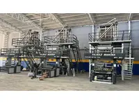 1300 mm Dikey Döner Kule A-B-A Poşet Filmi Üretim Makinası