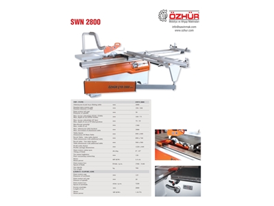 2800 mm Schwenkkreissäge - 1