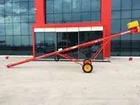 Ø 14/(8200mm) Kafadan Elektrik Motoru Tahrikli Tarım Helezonlu 