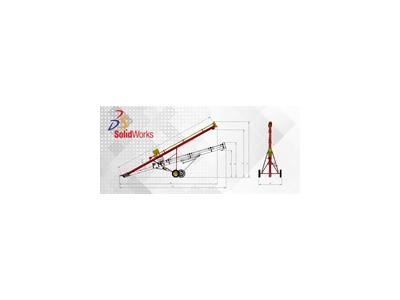 ⌀14/(10200mm) Kafadan Elektrik Motoru Tahrikli Tarım Helezonlu  - 1